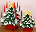 Christmas Tree Candle Holders Pattern 