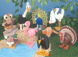 Feathered Friends Layered Animal Pattern Set