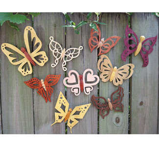 Set of 9 Butterfly 