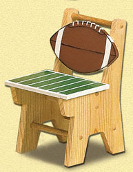 Football Chair Woodcraft Pattern