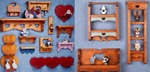 Country Heart Shelf Pattern Collection Set