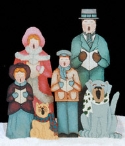 Caroling Victorian Family Wood Pattern