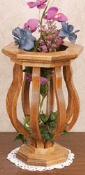 Ribbed Wooden Vase #1 Scroll Saw Pattern 