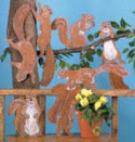 Yard Squirrels Woodcrafting Pattern