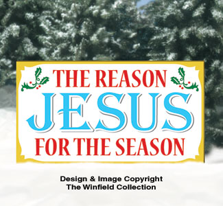 Reason for the Season Sign Pattern