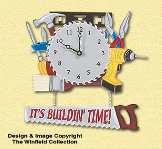Tool Time Wall Clock Pattern