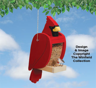 Cardinal Bird Feeder Pattern