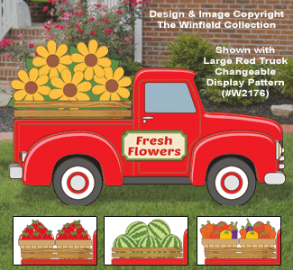 Large Red Truck Cargo #3 Pattern Set