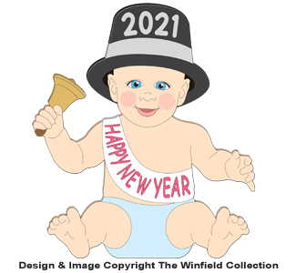 New Years Baby Pattern (Large)