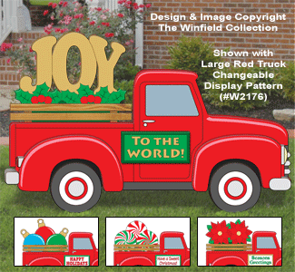 Large Red Truck Cargo #6 Pattern Set