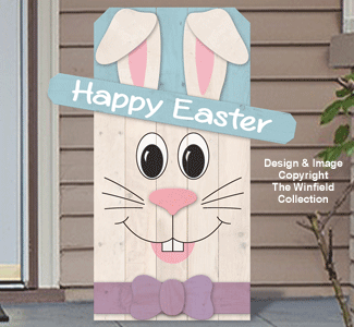 Reversible Pallet Wood Leprechaun/Easter Bunny Pattern