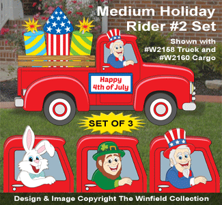 Medium Holiday Rider #2 Pattern Set - Downloadable