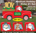 Medium Holiday Rider #1 Pattern Set - Downloadable