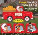 Large Holiday Rider #3 Pattern Set