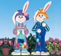 Easter Bunny Couple Woodcraft Pattern