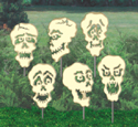 Scary Skull Cutouts Woodcraft Patterns                