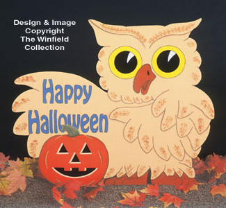 Owl Halloween Sign Pattern