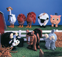 Farm Animals Layered Animal Pattern Set