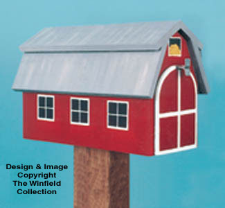 Red Barn Mailbox