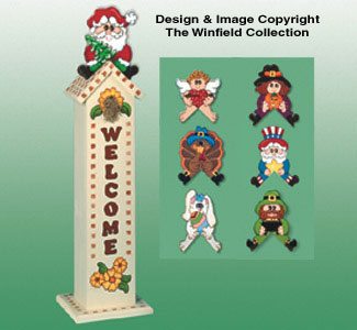 Holiday Birdhouse Greeters Pattern