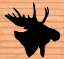 Giant Moose Head Shadow Woodcraft Pattern