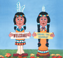 Indian Greeters Woodcraft Pattern