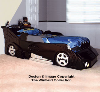 Bat Car Bed Woodworking Project Plan