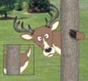 Peeking Deer Woodcraft Project Pattern