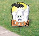 Halloween Yard Art - Eeek!