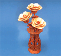 Miniature Flower and Vases Wood Pattern Set