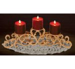 Scrolled Tabletop Candleabra Pattern