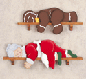 Lazy Santa and Mrs. Claus Pattern Set