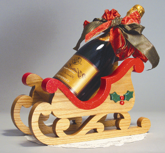 Sleigh Wine Holder Woodcrafting Project Plan
