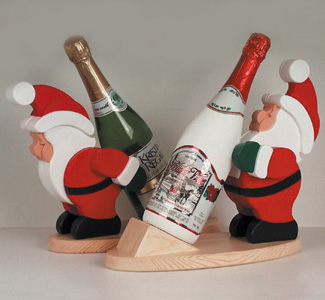 Santa Wine Holder