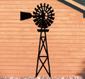 Country Windmill Yard Shadow Woodcraft Pattern