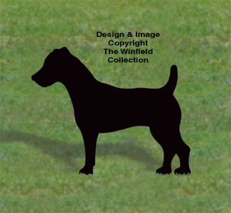 Jack Russell Terrier Shadow Wood Pattern