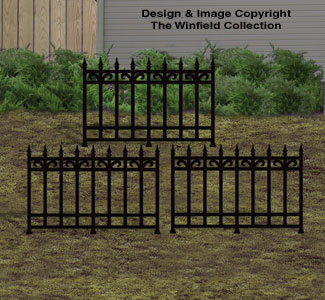 Graveyard Fence Woodcraft Pattern