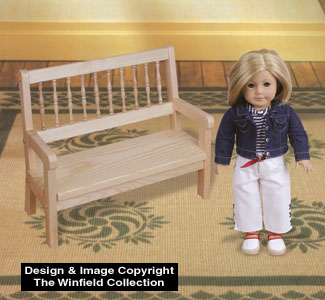Doll Bench Wood Pattern