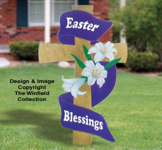 Gigantic Easter Cross Woodcraft Pattern