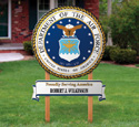 Small Air Force Sign Woodcraft Pattern