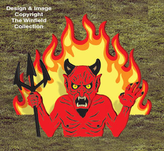 Rising Devil Woodcraft Pattern