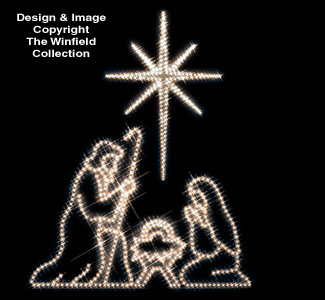 Nativity and Star Nite-Lite Pattern Set
