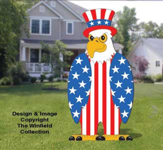 Giant Patriotic Eagle Pattern