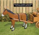 Hay Wagon Horse Wood Pattern