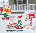 Fetching Santa's Mail Color Poster