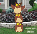 Owl Triple Stack Pattern