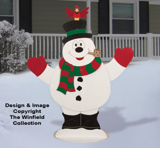 Outdoor Dancing Snowman Pattern