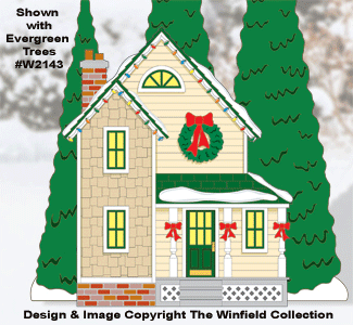 Christmas Village Grandma's House Pattern