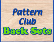 Pattern Club Back Sets