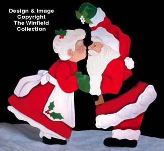 Christmas Kiss Color Poster